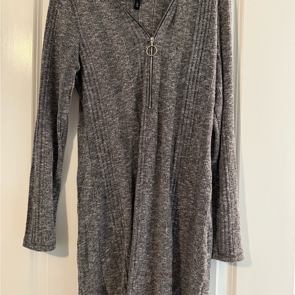 New Gray Sweater Dress